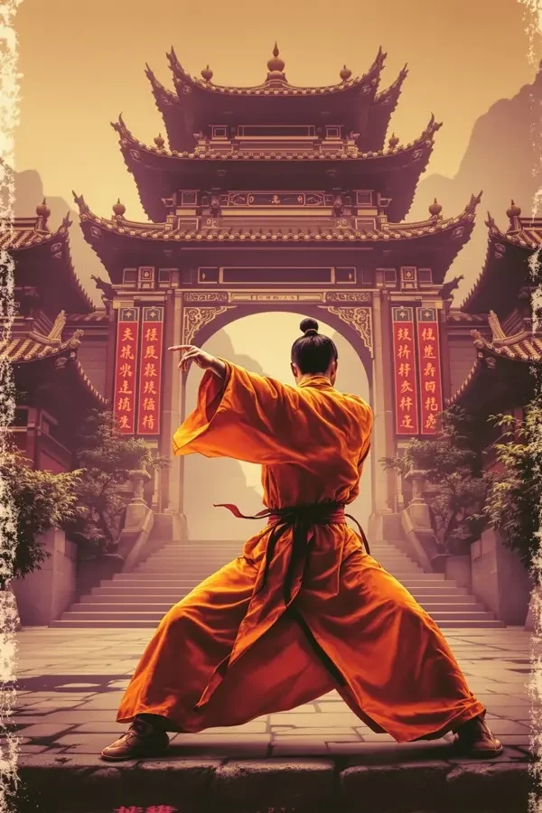 少林寺 1982年经典老片 少林寺 电影海报